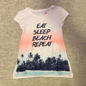 Eat Sleep Beach Repeat tee